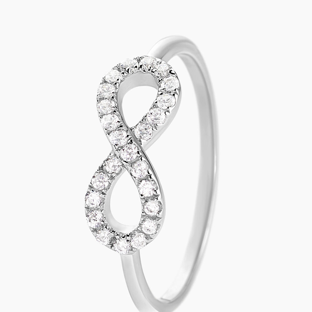 Bague Davila Argent Blanc Oxyde De Zirconium - Bijoux fantaisie Femme | Marc Orian