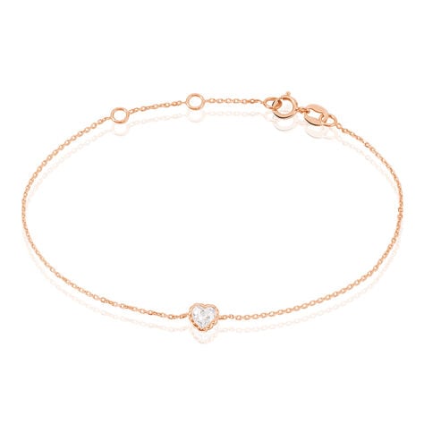 Bracelet Kadidjatou Or Rose Oxyde De Zirconium - Bracelets cha&icirc;nes Femme | Marc Orian