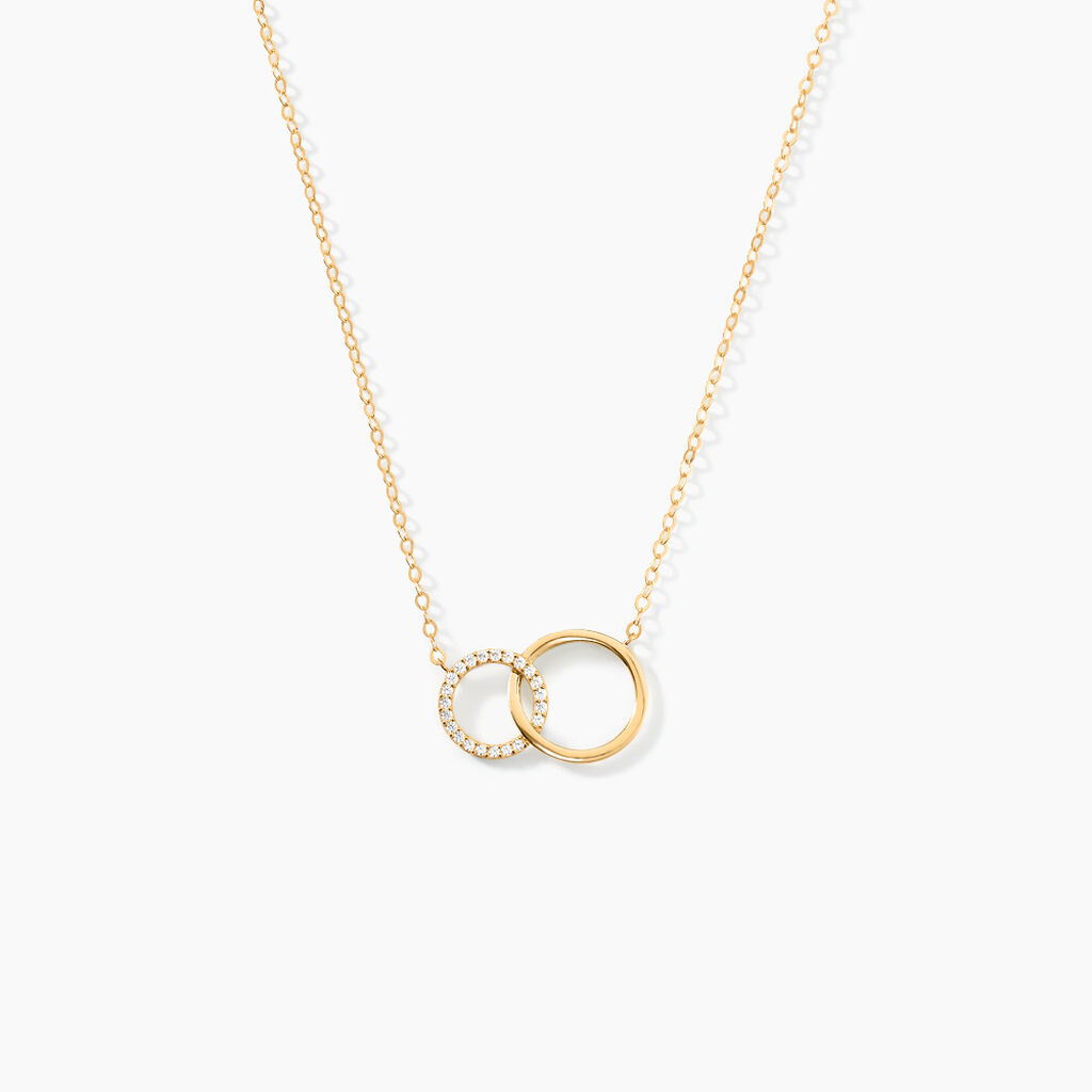 Collier Or Jaune Nesrine Oxydes - Colliers avec pierres Femme | Marc Orian