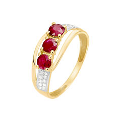 Bague Aurora Or Jaune Rubis - Bagues Femme | Marc Orian