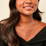 Collier Laurentius Or Jaune Diamant Synth&eacute;tique - Colliers avec pierres Femme | Marc Orian