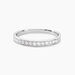 Alliance Rhea Or Blanc Diamant - Alliances avec pierres Femme | Marc Orian