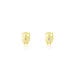 Boucles D'oreilles Puces Helois Hibou Or Jaune Oxyde De Zirconium - Puces Femme | Marc Orian