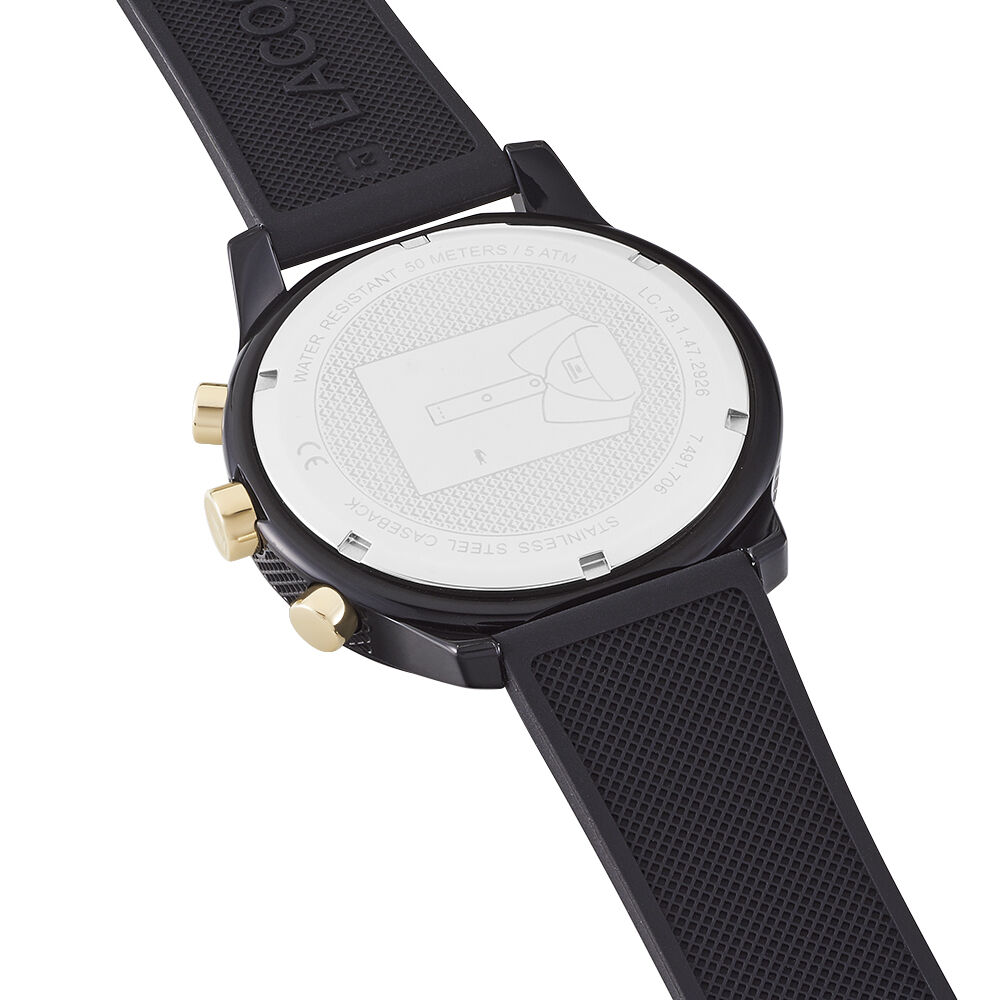 Montre Lacoste 12.12 Noir - Montres étanches Homme | Marc Orian