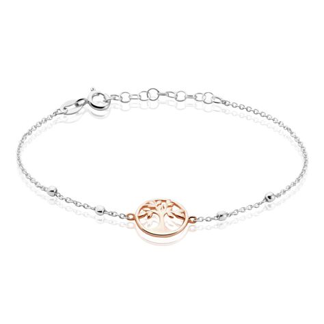 Bracelet Argent Bicolore Teodors - Bracelets chaînes Femme | Marc Orian