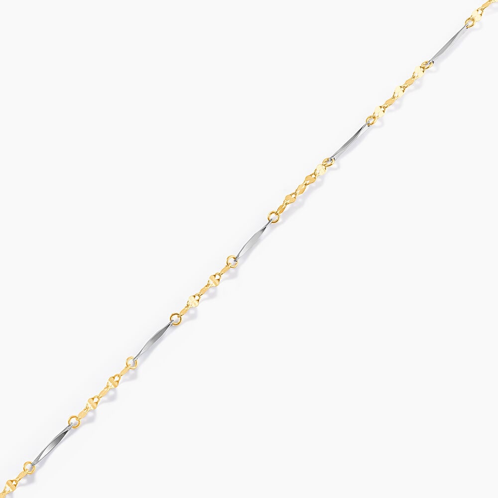 Bracelet Peyronne Or Bicolore - Bracelets chaînes Femme | Marc Orian