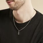 Collier Argent Blanc Day - Colliers fantaisie Homme | Marc Orian