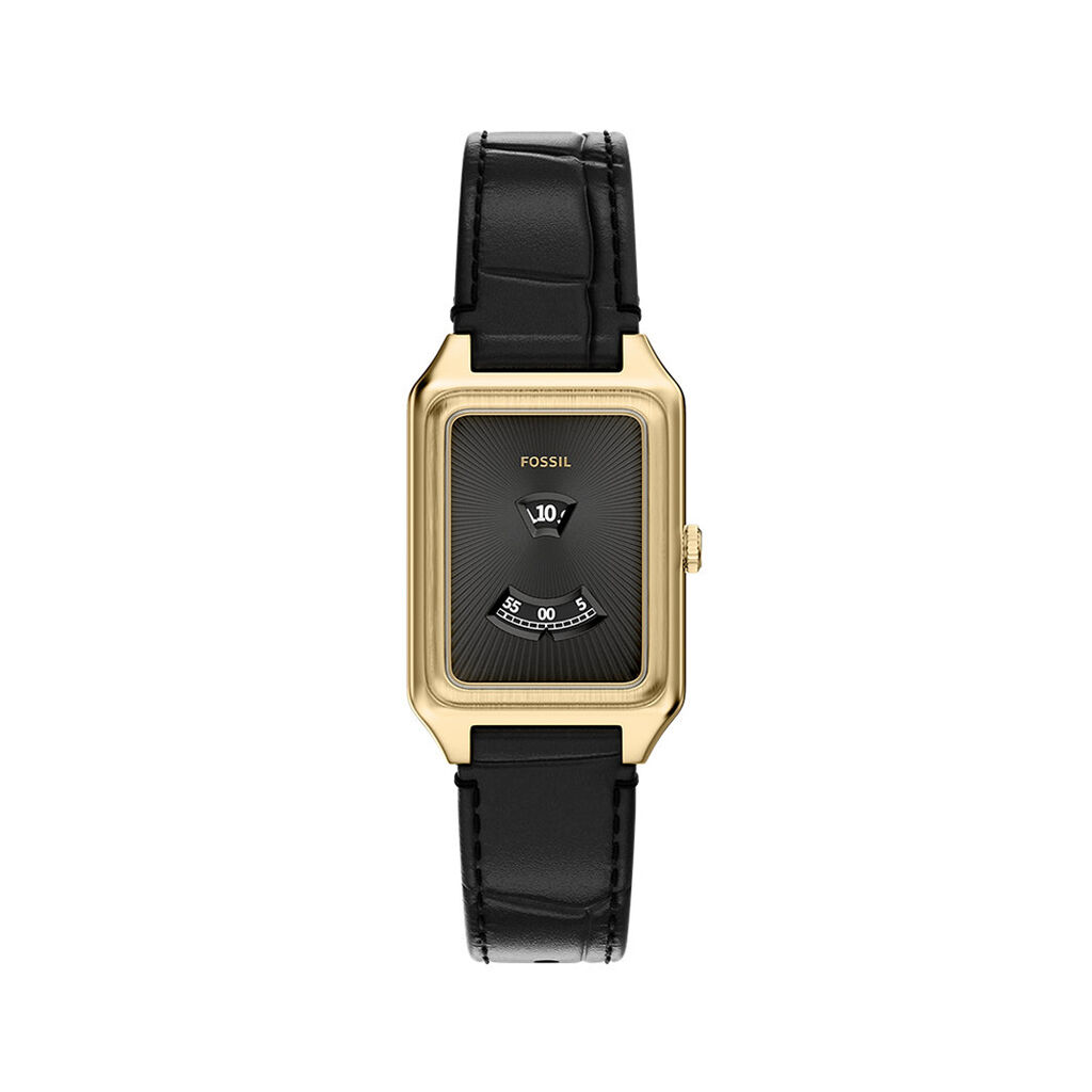 Montre Fossil Raquel Jumping Hour Noir - Montres &eacute;tanches Femme | Marc Orian