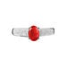 Bague Crista Or Blanc Rubis Et Diamant - Bagues vintage Femme | Marc Orian
