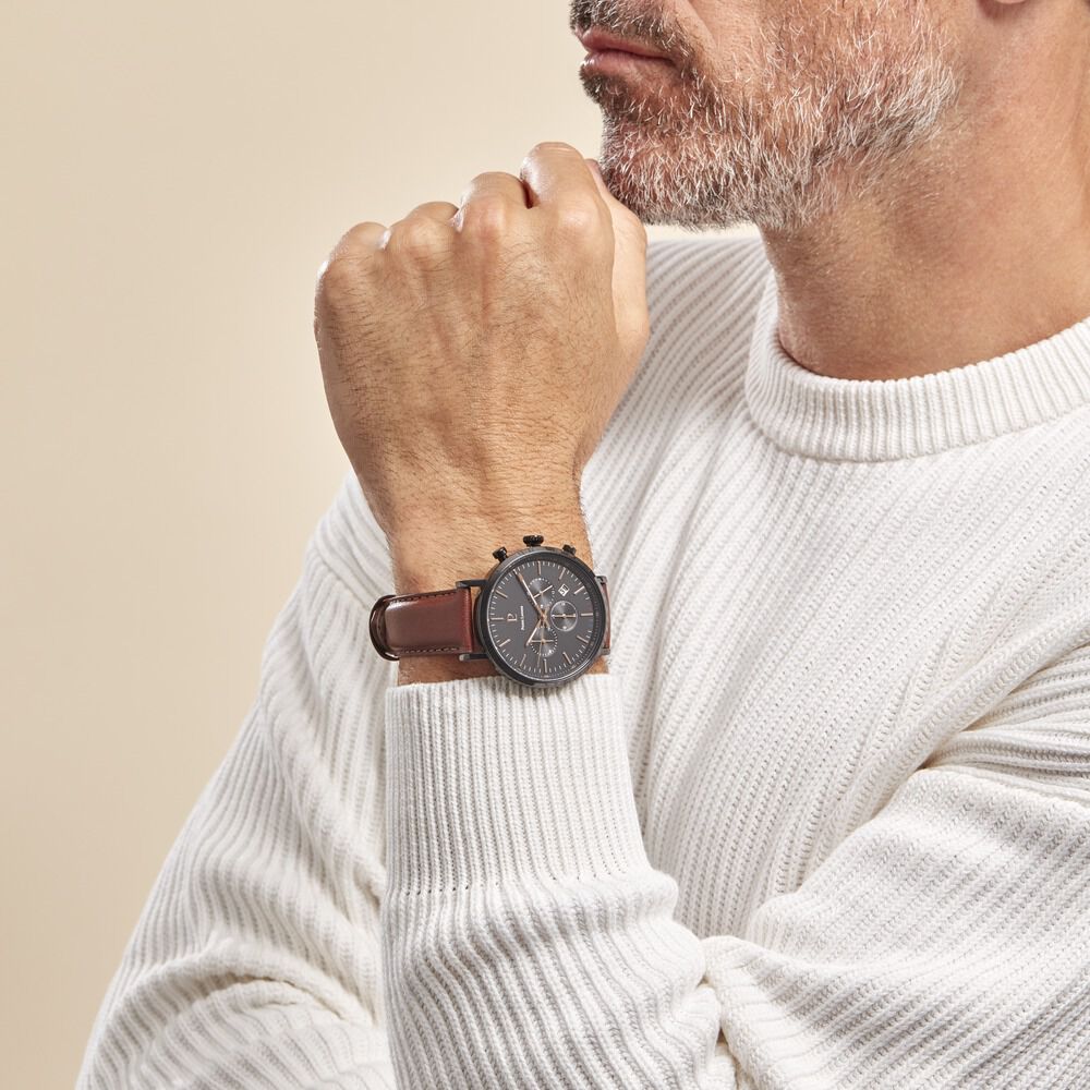 Montre Pierre Lannier Baron Noir - Montres étanches Homme | Marc Orian