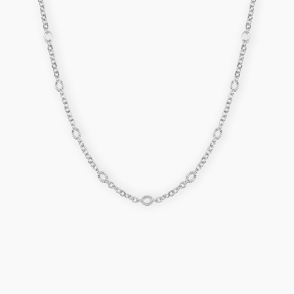 Collier Leodie Argent Blanc - Colliers fantaisie Femme | Marc Orian