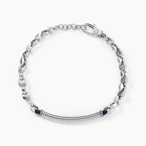 Bracelet M&eacute;tal Acier Blanc - Bracelets cha&icirc;nes Homme | Marc Orian