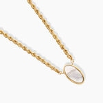 Collier Jerry Or Jaune Nacre - Colliers avec pierres Femme | Marc Orian