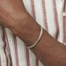 Bracelet Jonc Oscaro Argent Gris - Bracelets joncs Homme | Marc Orian