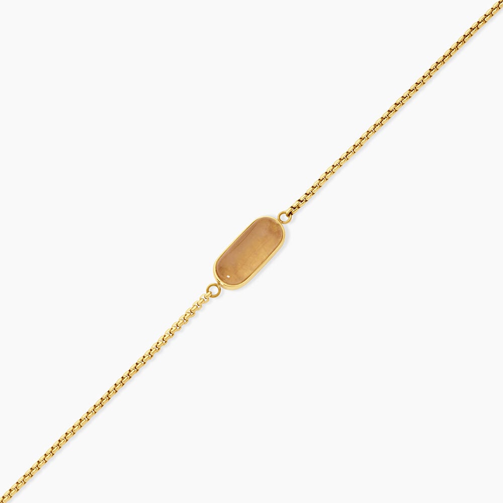 Bracelet Dannie Acier Jaune Quartz - Bracelets cha&icirc;nes Femme | Marc Orian