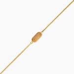 Bracelet Dannie Acier Jaune Quartz - Bracelets cha&icirc;nes Femme | Marc Orian