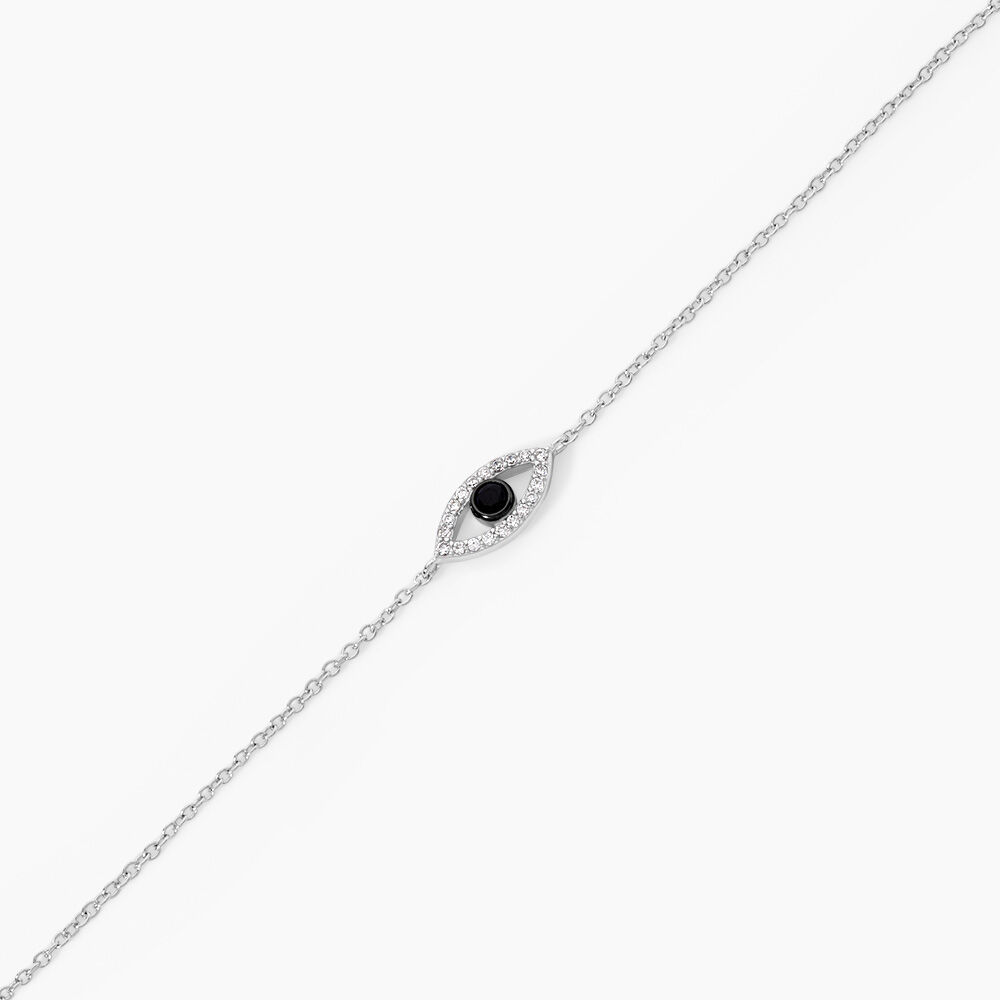 Bracelet Argent Blanc Shemsi Oxyde De Zirconium - Bracelets fantaisie Femme | Marc Orian