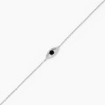 Bracelet Argent Blanc Shemsi Oxyde De Zirconium - Bracelets fantaisie Femme | Marc Orian