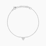 Bracelet Cassandre Argent Blanc Oxyde De Zirconium - Bracelets fantaisie Femme | Marc Orian