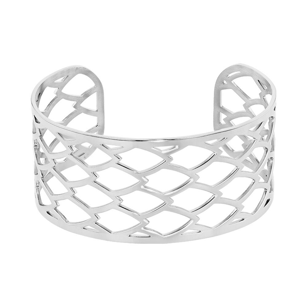 Bracelet Jonc Acier Blanc - Bracelets joncs Femme | Marc Orian