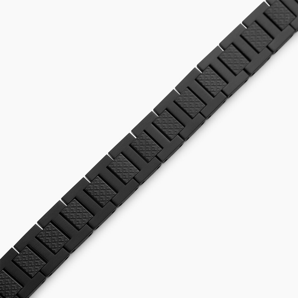 Bracelet Lacoste Metropole Acier Noir - Bracelets cha&icirc;nes Homme | Marc Orian