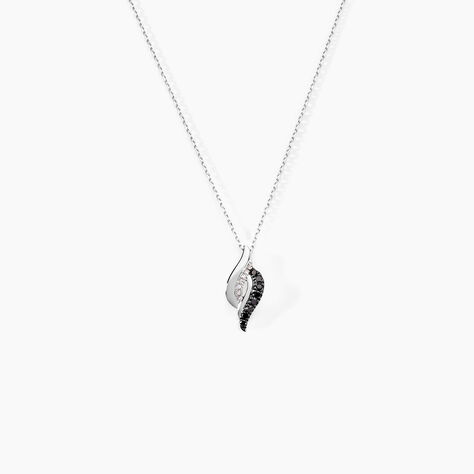 Collier Sculptural Or Blanc Diamant - Colliers avec pierres Femme | Marc Orian