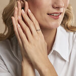 Bague Ancone Argent Blanc - Bijoux fantaisie Femme | Marc Orian