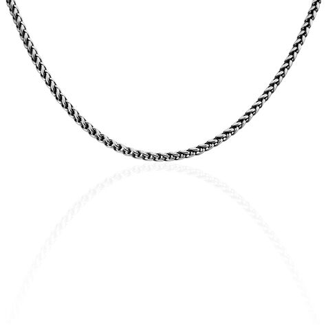 Collier Raph Maille Palmier Acier Gris - Colliers Homme | Marc Orian