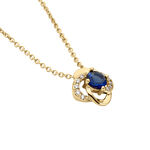 Collier Jaana Plaqu&eacute; Or Jaune Verre Oxyde De Zirconium - Colliers avec pierres Femme | Marc Orian