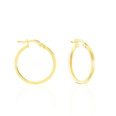 Créoles Thyrza Or Jaune - Boucles d'oreilles Créoles Femme | Marc Orian