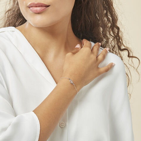 Bracelet Marnie Or Blanc Diamant - Bracelets chaînes Femme | Marc Orian
