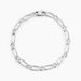 Bracelet Anilo Maille Alternee 1/1 Argent Blanc - Bracelets mailles Homme | Marc Orian