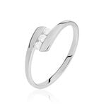 Bague Trilogie Or Blanc Diamant - Bagues fian&ccedil;ailles Femme | Marc Orian