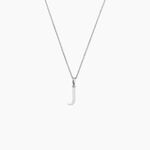 Pendentif Ionia Lettre Or Blanc - Pendentifs Famille | Marc Orian