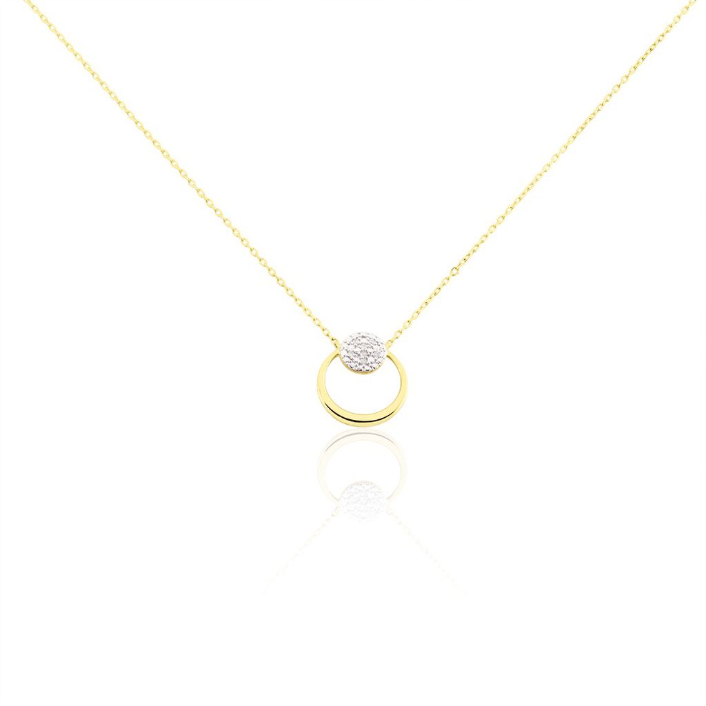 Collier Or Jaune Laberiane Diamants - Colliers avec pierres Femme | Marc Orian