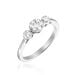Bague Acil Argent Blanc Oxyde De Zirconium - Soldes Femme | Marc Orian