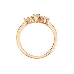 Bague Davena Argent Rose Oxyde De Zirconium - Bijoux fantaisie Femme | Marc Orian