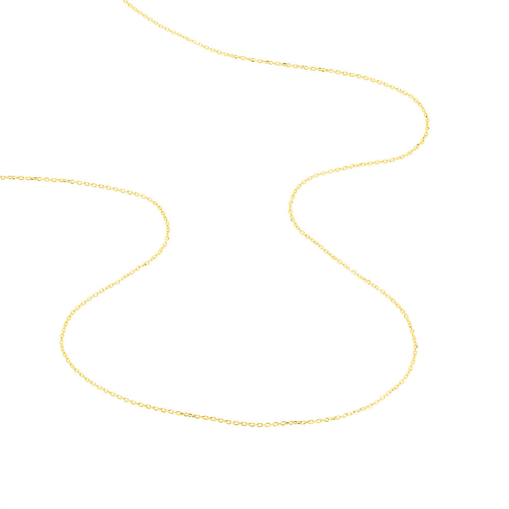 Chaîne Igoa Maille Forçat Diamantee Or Jaune - Chaines Femme | Marc Orian