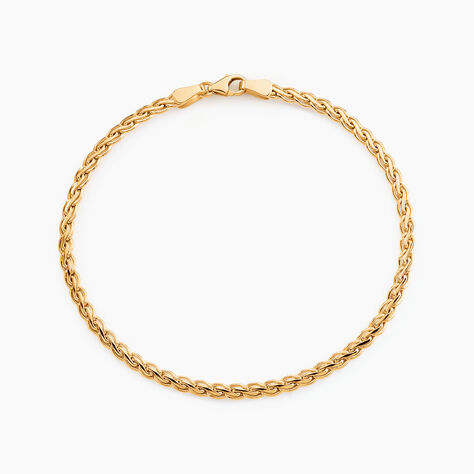 Bracelet Jayna Maille Palmier Or Jaune - Bracelets mailles Femme | Marc Orian