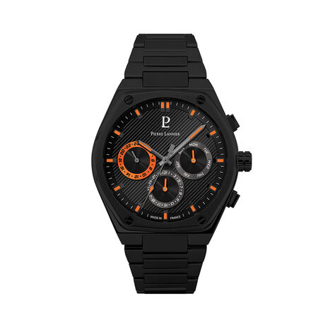 Montre Pierre Lannier Copilote Noir - Montres étanches Homme | Marc Orian
