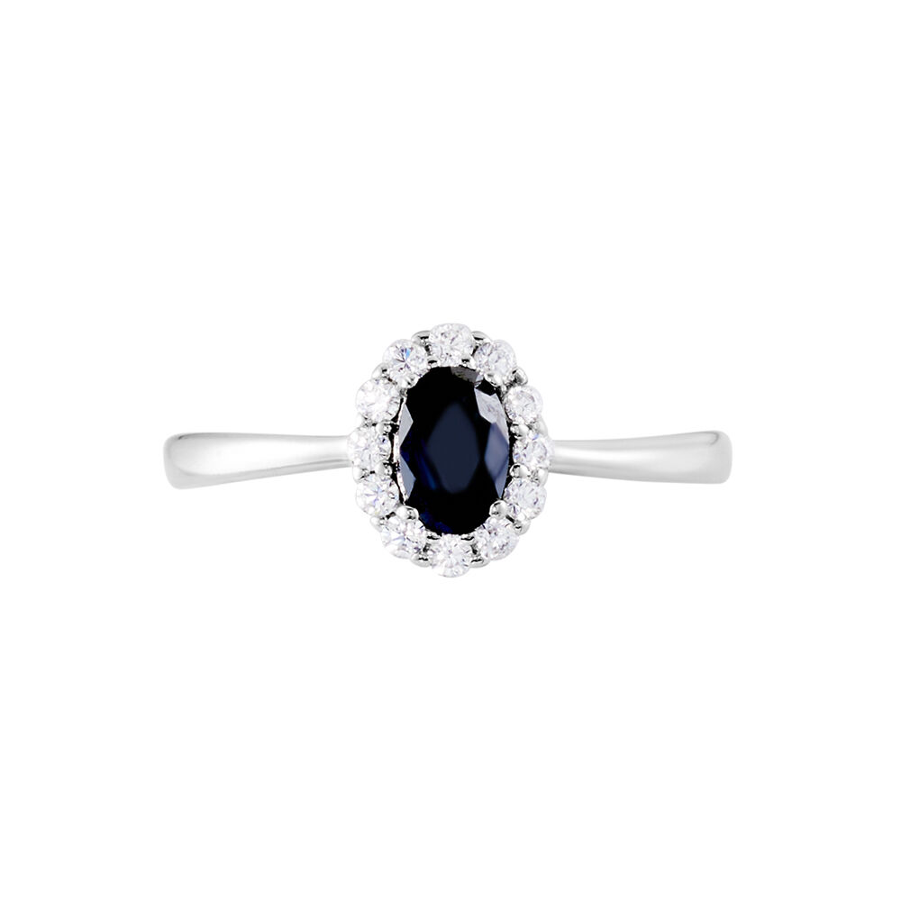 Bague Solitaire Eulalio Argent Blanc Oxyde De Zirconium - Solitaires Femme | Marc Orian