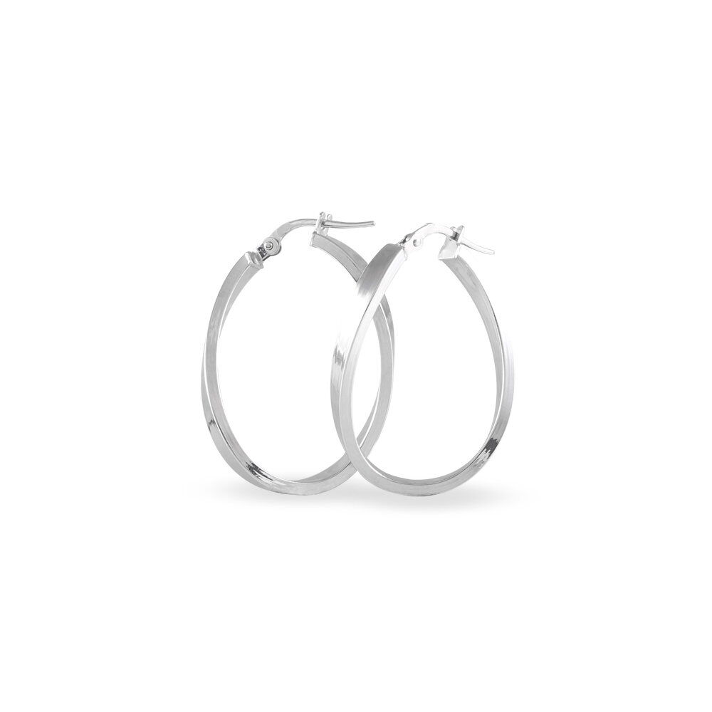 Créoles Silla Or Blanc - Créoles Femme | Marc Orian