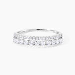 Bague The Crown Or Blanc Oxyde De Zirconium - Bagues avec pierre Femme | Marc Orian