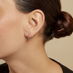 Cr&eacute;oles Safana Argent Blanc - Cr&eacute;oles Femme | Marc Orian