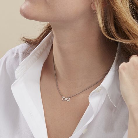Collier Korina Argent Blanc - Colliers Femme | Marc Orian