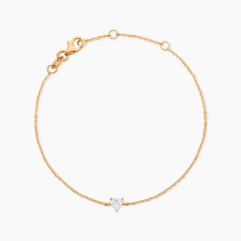 Bracelet July Plaqu&eacute; Or Jaune Oxyde De Zirconium - Bracelets fantaisie Femme | Marc Orian