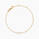 Bracelet July Plaqu&eacute; Or Jaune Oxyde De Zirconium - Bracelets fantaisie Femme | Marc Orian