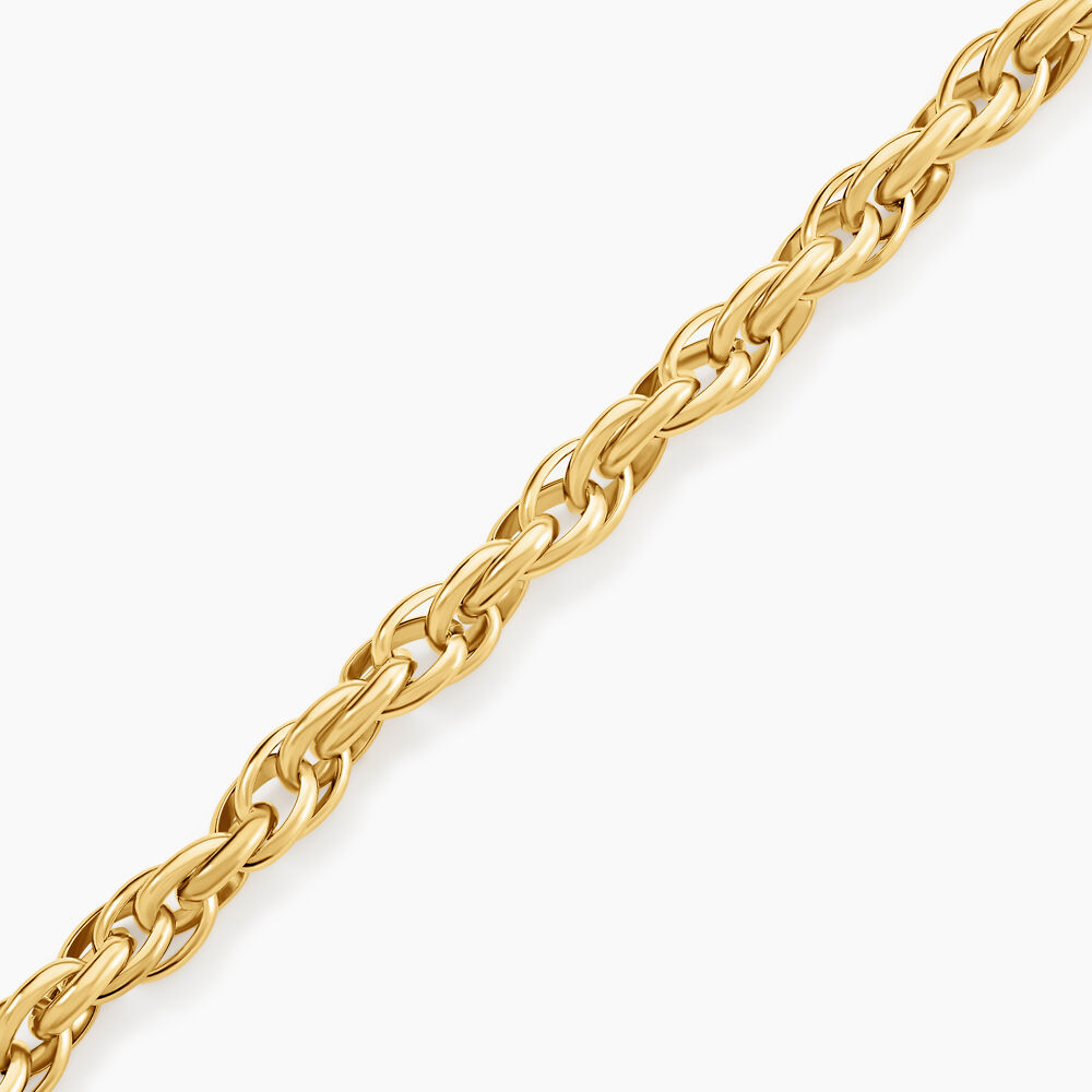 Bracelet Chaine Epaisse Acier Dore Dusty - Bracelets cha&icirc;nes Femme | Marc Orian
