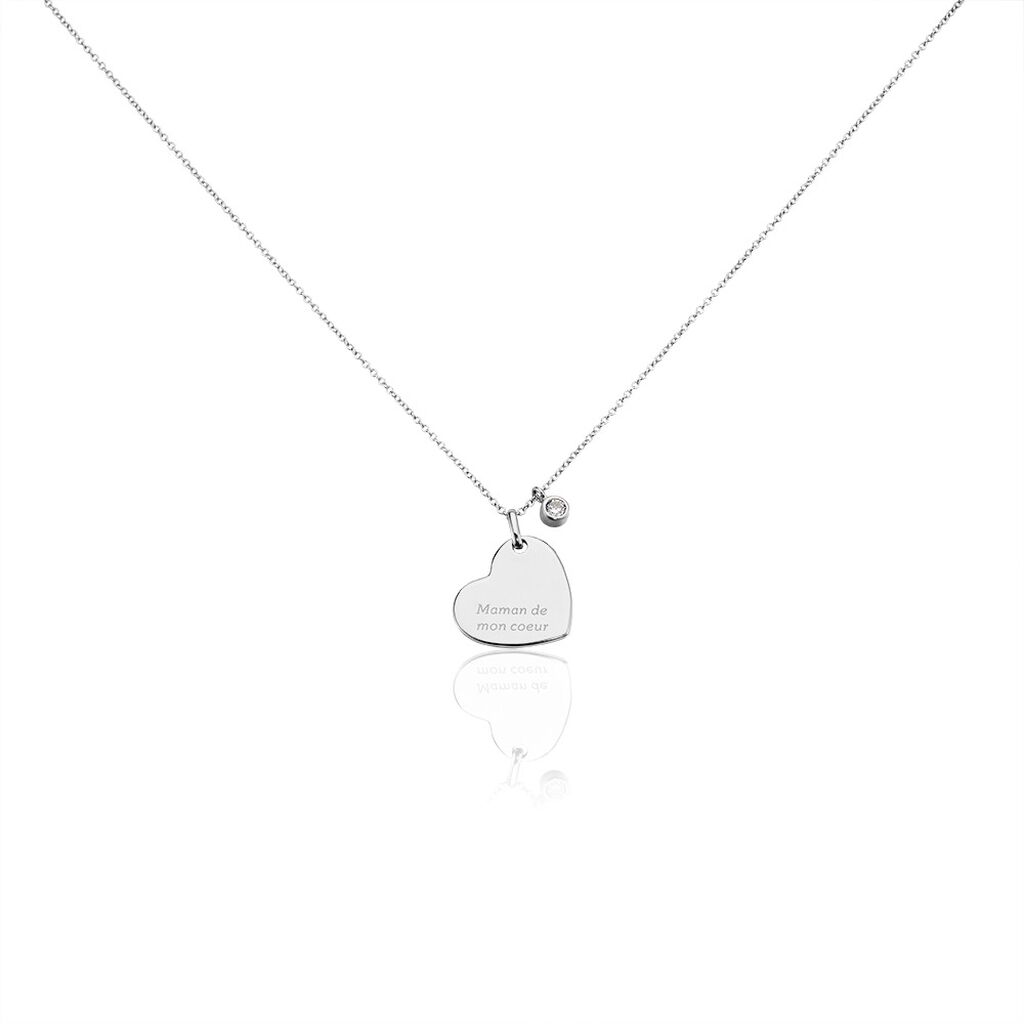 Collier Argent Mellicent Oxyde De Zirconium - Colliers avec pierres Femme | Marc Orian