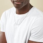 Collier Casper Argent Blanc - Colliers fantaisie Homme | Marc Orian